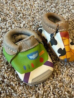 NWOT Freshly Picked TOY STORY Baby Moccasins | Size 1